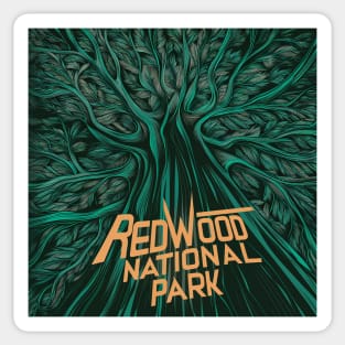 Redwood national park Sticker